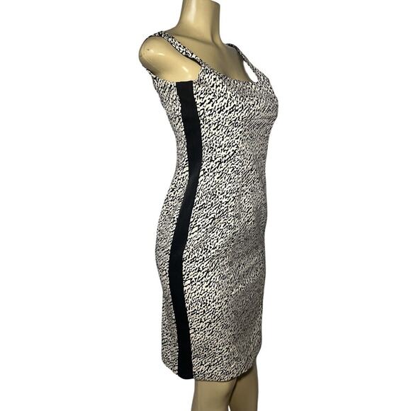 DIANE VON FURSTENBERG Sleeveless Printed Jacquard Sheath Body Con Dress … - Picture 1 of 7